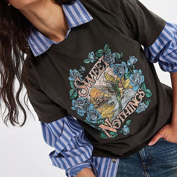 NEW Spell Sweet Nothing Biker Tee - Picture 4 of 13